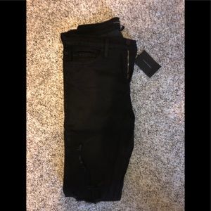 NWT Flying Monkey Distressed Black Jeans